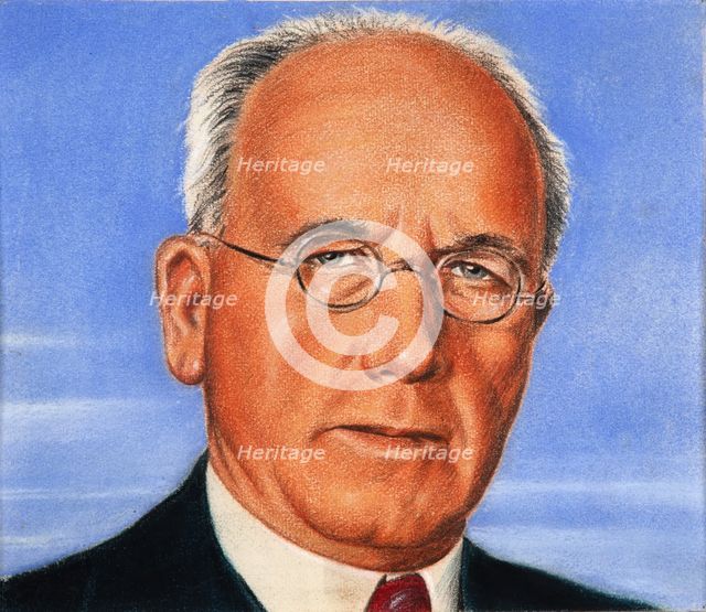 Mr Fraser (New Zealand), c1944. Creators: William Timym, Central Office of Information.