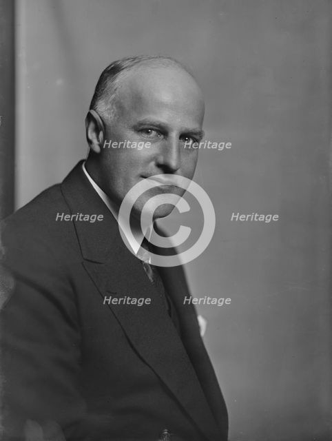 Mr. Frederick Hoover, portrait photograph, 1918 Sept. 18. Creator: Arnold Genthe.