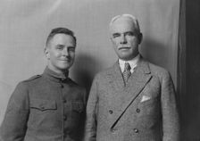 Mr. G.G. Hartley and unidentified man, portrait photograph, 1918 Apr. 15. Creator: Arnold Genthe