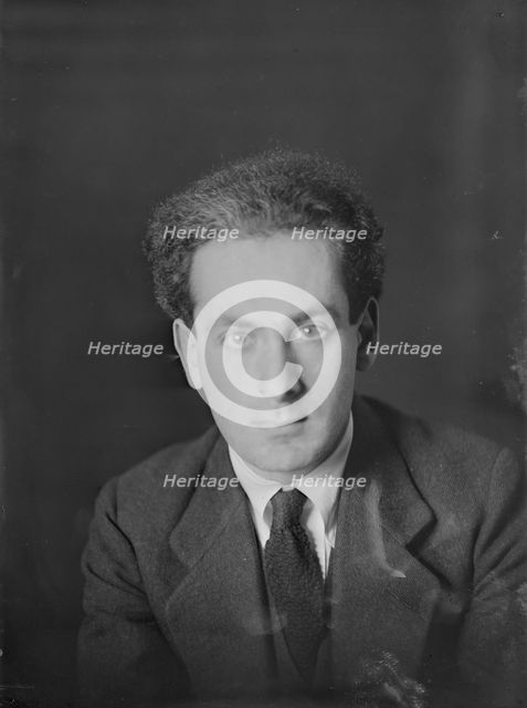 Mr. Kennedy, portrait photograph, 1918 Oct. 28. Creator: Arnold Genthe.