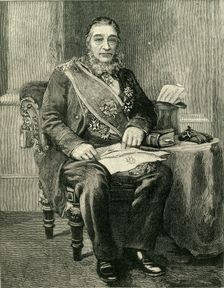 Mr. Kruger's Portrait, Hung in the Raad-Saal at Pretoria c1900. Creator: Unknown