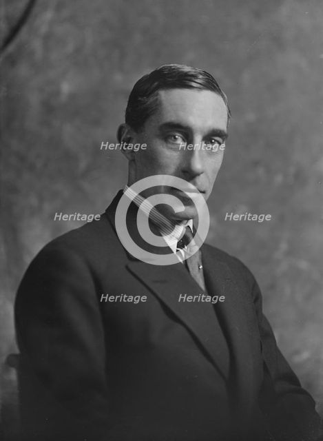 Mr. H.T. Robson, portrait photograph, 1919 Mar. 22. Creator: Arnold Genthe.