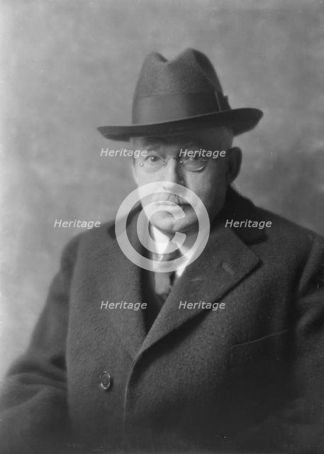 Mr. H.V. Jones, portrait photograph, 1918 Mar. 16. Creator: Arnold Genthe.