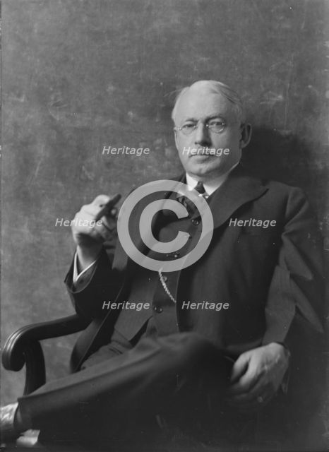 Mr. H.V. Jones, portrait photograph, 1918 Mar. 16. Creator: Arnold Genthe.