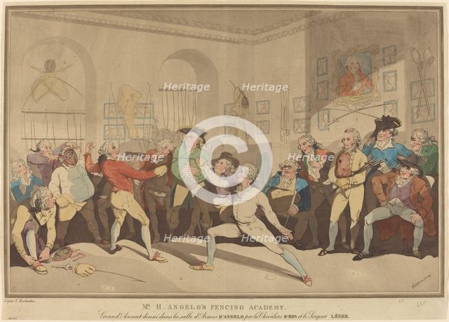 Mr. H. Angelo's Fencing Academy, 1887. Creator: Unknown.