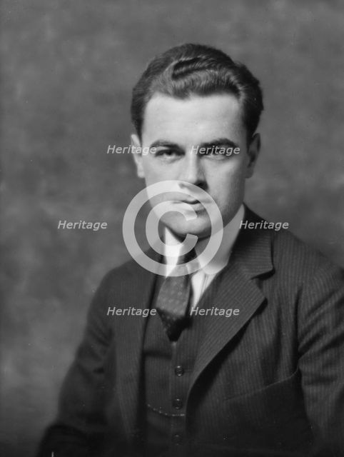 Mr. H.C. Strotz, portrait photograph, 1918 Feb. 7. Creator: Arnold Genthe.