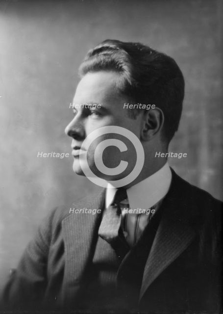 Mr. H.C. Strotz, portrait photograph, 1918 Feb. 7. Creator: Arnold Genthe.