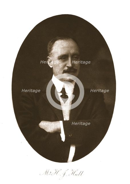 'Mr. H.J. Hall', 1911. Creator: Unknown.
