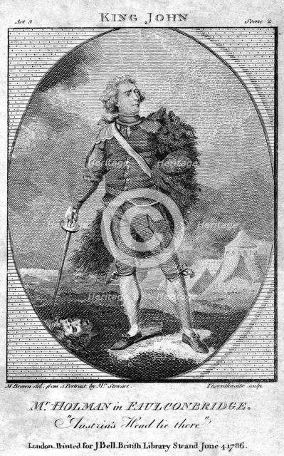 'Mr Holman in Faulconbridge', 1786.Artist: Thornthwaite