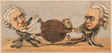 Mr. Hawkins, Q.C. & Dr. Kenealy Q.C. 1874. Artist: Faustin