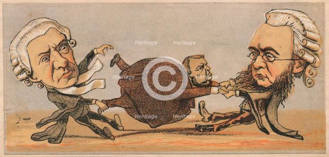 'Mr. Hawkins, Q.C. & Dr. Kenealy Q.C.', 1874. Artist: Faustin.