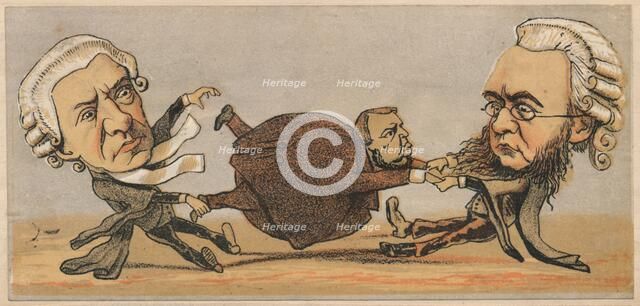 'Mr. Hawkins, Q.C. & Dr. Kenealy Q.C.', 1874. Artist: Faustin.