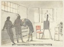 Mr Hagbolt with us in college [?] (Diary, August 18), 1805-1808. Creator: Christiaan Andriessen