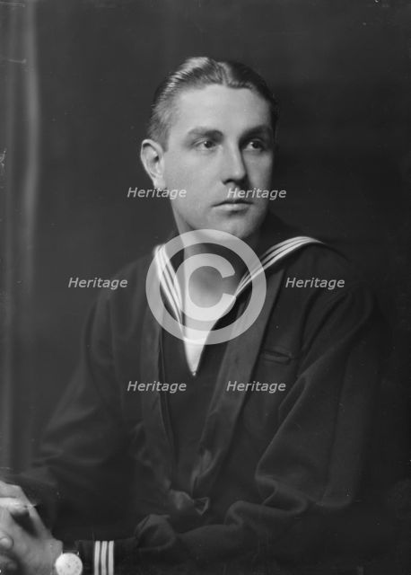 Mr. Harry Dornblaser, portrait photograph, 1918 Mar. 11. Creator: Arnold Genthe.