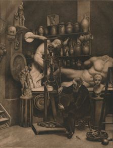 Mr Heatherley’s Holiday: An Incident in Studio Life c1874. Creator: Emery Walker