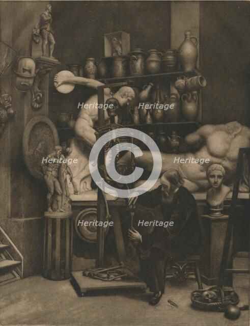 'Mr Heatherley’s Holiday: An Incident in Studio Life', c1874. Creator: Emery Walker.