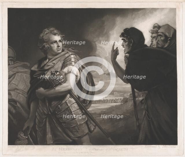 Mr. Henderson in the Character of Macbeth, 1787. Creator: John Jones.