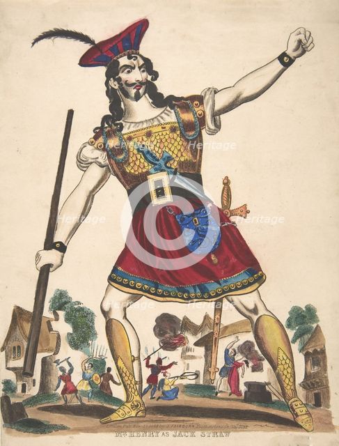Mr. Henry as Jack Straw, 1848., 1848. Creator: Anon.