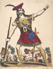 Mr. Henry as Jack Straw, 1848., 1848. Creator: Anon