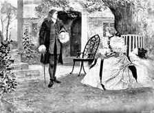 Mr. Henry James's new play, "Guy Domville," at the St. James's Theatre, 1895. Creator: George Meisenbach