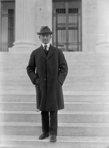 Mr. Hill of Richmond - at Treasury, 1913. Creator: Harris & Ewing