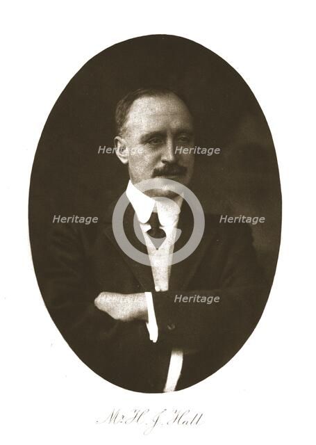 'Mr. H.J. Hall', 1911. Creator: Unknown.