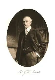 Mr. J.W. Larnach 1911. Creator: Unknown