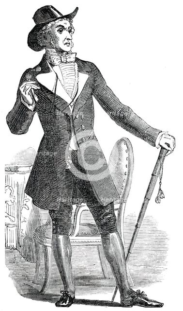 Mr. J. Wallack as Dr. Petgoose, in the New Play of the "Catspaw" at the Haymarket Theatre, 1850. Creator: Unknown.