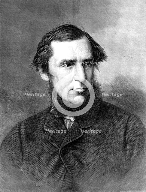Mr J. A. Froude, the historian, 1871. Creator: Unknown.