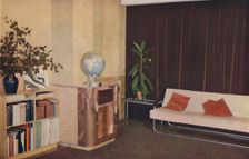 Mr. J. C. Pritchard's sitting-room in the Isokon Lawn Road Flats 1936