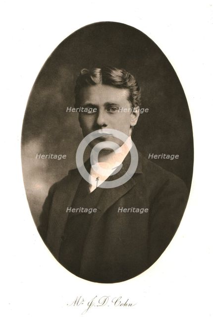 'Mr J.D. Cohn', 1911.  Creator: Unknown.