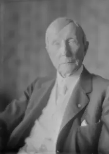 Mr. J.D. Rockefeller, portrait photograph, 1918 Aug. 2. Creator: Arnold Genthe