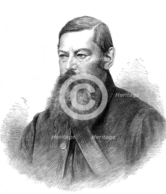 Mr. J. H. Brand, President of the Orange Free State, 1881.  Creator: Unknown.