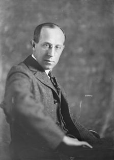 Mr. J.L. Rosenberg, portrait photograph, 1919 Jan. Creator: Arnold Genthe