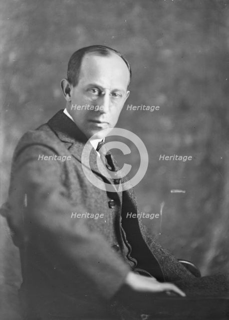 Mr. J.L. Rosenberg, portrait photograph, 1919 Jan. Creator: Arnold Genthe.