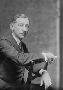 Mr. John Tainter [sic] Foote, portrait photograph, 1919 June 26. Creator: Arnold Genthe