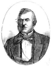 Mr. John Thomas Norris, M.P. for Abingdon, from a photograph by John Watkins, 1858. Creator: Unknown