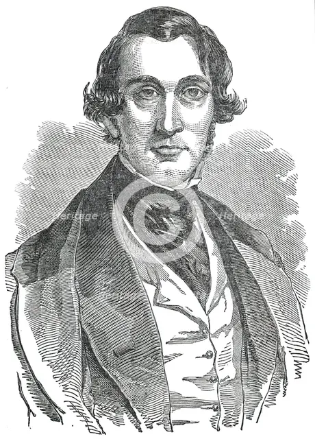 Mr. John Locke, M.P. for Honiton, 1850. Creator: Unknown.