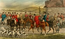 Mr. Jorrocks introduces the Yorkshireman to the Surrey 1838. Artist: Henry Thomas Alken