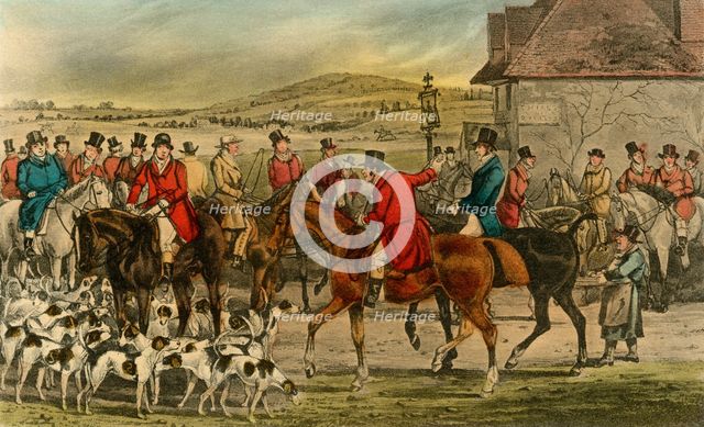 'Mr. Jorrocks introduces the Yorkshireman to the Surrey', 1838. Artist: Henry Thomas Alken.