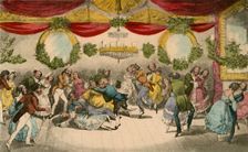 Mr. Jorrocks makes a Faux Pas at the Countess de Jackson's Ball 1838. Artist: Henry Thomas Alken