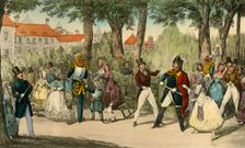 Mr. Jorrocks renounces the Acquaintance of the Yorkshireman 1838. Artist: Henry Thomas Alken