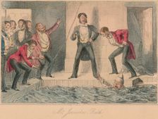 Mr. Jorrocks's Bath 1854. Artist: John Leech