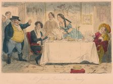 Mr. Jorrocks's Return to his Family 1854. Artist: John Leech