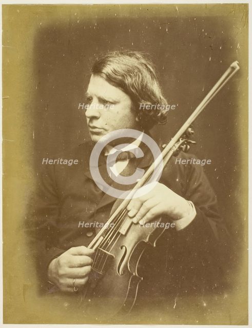 Mr. Joseph Joachim, 1868. Creator: Julia Margaret Cameron.