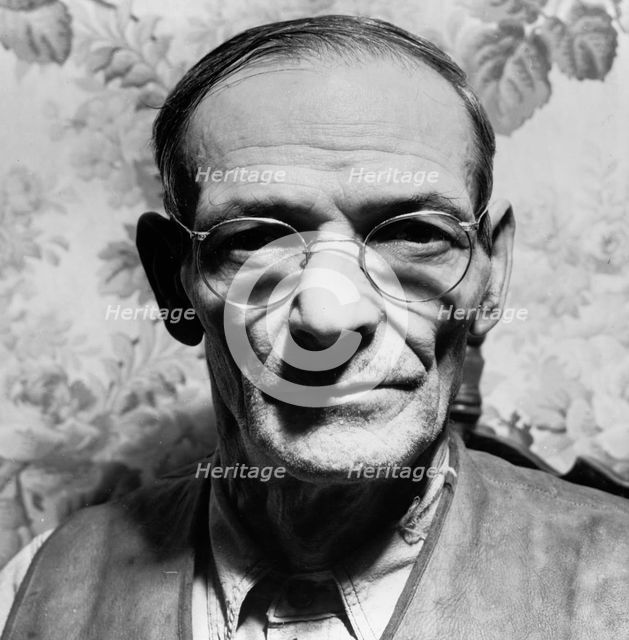 Mr. Joseph Lopez, fifty-five-year-old fish skinner at the Gorton..., Gloucester, Massachusetts, 1943 Creator: Gordon Parks.