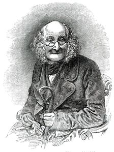 Mr. James Colman, aged 100, Feb. 14, 1850. Creator: Unknown