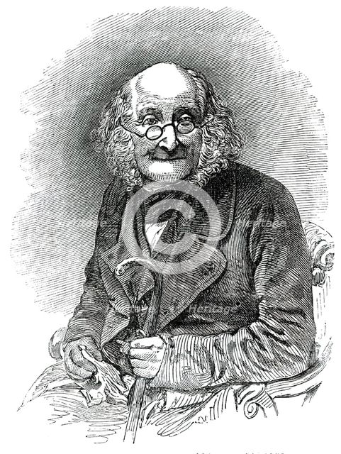 Mr. James Colman, aged 100, Feb. 14, 1850. Creator: Unknown.