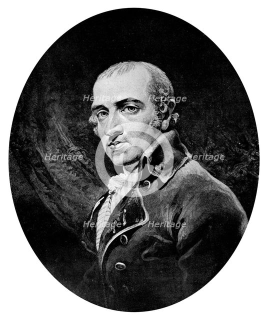 'Mr James Gillray, from a portrait by himself', c1800.Artist: James Gillray