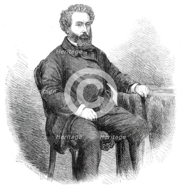 Mr. James Hodges, the builder of the Victoria Bridge over the St. Lawrence, 1860. Creator: Unknown.